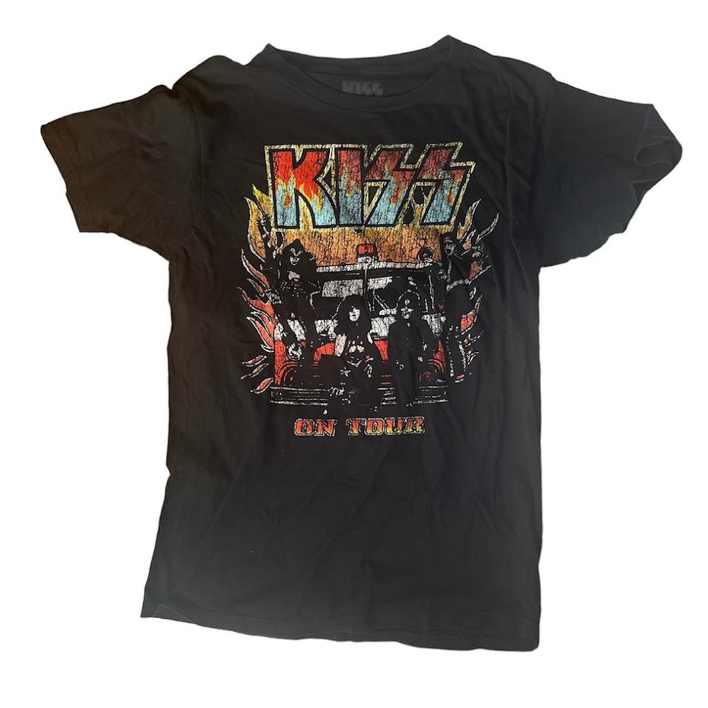Kiss - On Tour Band T-Shirt - Medium